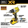 DEWALT DCD801QQ2 20V XR Lithium-Ion Cordless Brushless 1/2 in. Drill/Driver Kit with (2) 4.0 Ah Batteries and Charger