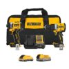 DEWALT DCK251E1QQ1 20V XR Lithium-Ion Cordless 2-Tool Combo Kit with 4.0 Ah and 1.7 Ah Batteries and Charger