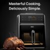 Dreo ChefMaker Combi Fryer, Cook like a pro with just the press of a button, Smart Air Fryer Cooker with Cook probe, Water Atomizer, 3 professional cooking modes, 6 QT