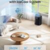 Dreo Portable Air Conditioners, 8,000 BTU Air Conditioner for Bedroom with Drainage-free Cooling, 45dB Quiet, APP/Voice/Remote, 24h Timer with Fan & Dehumidifier, Smart AC Unit for Room Indoors