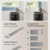 Dreo Portable Air Conditioners, 8,000 BTU Air Conditioner for Bedroom with Drainage-free Cooling, 45dB Quiet, APP/Voice/Remote, 24h Timer with Fan & Dehumidifier, Smart AC Unit for Room Indoors