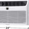 Frigidaire Through-the-Wall Room Air Conditioner, Remote Control, Washable Filter, Timer & Sleep Mode, 115/120V, White (12,000)