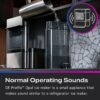 GE Profile Opal 2.0 with 0.75 Gallon Tank, Chewable Crunchable Countertop Nugget Ice Maker, Scoop included, 38 lbs in 24 hours, Pellet Ice Machine with WiFi & Smart Connected, Black Stainless Steel