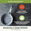 GreenPan Valencia Pro Stainless Steel 10 Piece Cookware Pots and Pans Set, Induction Suitable Mirrored Tri-Ply, Ceramic Nonstick PFAS-Free PFOA-Free Coating, Multi Clad, Dishwasher Oven & Broiler Safe