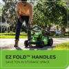 Greenworks 40V 21" Brushless Cordless (Self-Propelled) Lawn Mower (LED Headlight + Aluminum Handles), 5.0Ah Battery and Charger Included (75+ Compatible Tools)