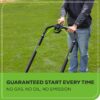 Greenworks 40V 21" Brushless Cordless (Self-Propelled) Lawn Mower (LED Headlight + Aluminum Handles), 5.0Ah Battery and Charger Included (75+ Compatible Tools)