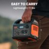Jackery Portable Power Station Explorer 300 and 102W Fast Charger, 293Wh Backup Lithium Battery, Solar Generator for Outdoors Camping Travel Hunting Blackout (Solar Panel Optional)
