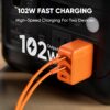 Jackery Portable Power Station Explorer 300 and 102W Fast Charger, 293Wh Backup Lithium Battery, Solar Generator for Outdoors Camping Travel Hunting Blackout (Solar Panel Optional)