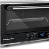 KitchenAid Digital Countertop Oven with Air Fry & Pizza Stone, KCO128CU, Contour Silver