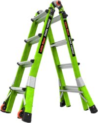 Little Giant Ladder Systems Dark Horse 2.0, M17, 17ft, Multi-Position Ladder, Fiberglass, Type 1A, 300 lbs Weight Rating, (16117-001)