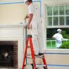 Louisville Ladder 10-Foot Fiberglass Step Ladder, 375-Pound Load Capacity, Type IAA, FS1410HD