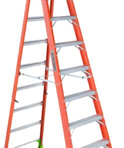 Louisville Ladder 10-foot Fiberglass Cross Step Ladder, 300-Pound Load Capacity, Type IA, FXS1510