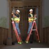 Louisville Ladder 10-foot Fiberglass Cross Step Ladder, 300-Pound Load Capacity, Type IA, FXS1510 Louisville Ladder 10-foot Fiberglass Cross Step Ladder, 300-Pound Load Capacity, Type IA, FXS1510