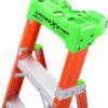 Louisville Ladder 10-foot Fiberglass Cross Step Ladder, 300-Pound Load Capacity, Type IA, FXS1510 Louisville Ladder 10-foot Fiberglass Cross Step Ladder, 300-Pound Load Capacity, Type IA, FXS1510