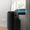 Midea Duo 12,000 BTU (10,000 BTU SACC) High Efficiency Inverter, Ultra Quiet Portable Air Conditioner, Cools up to 450 Sq. Ft., Compatible with Alexa/Google Assistant, Includes Remote