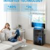Midea Duo 12,000 BTU (10,000 BTU SACC) High Efficiency Inverter, Ultra Quiet Portable Air Conditioner, Cools up to 450 Sq. Ft., Compatible with Alexa/Google Assistant, Includes Remote