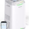 Nuwave Air Purifiers for Home Large Room, Washable and Reusable Bio Guard Filter, Air Purifier for Smoke, Dust, Pollen, Removes up to 100% Particles 3x Smaller Than HEPA, Sleep Mode