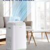 Nuwave OxyPure ZERO Air Purifier with Washable and Reusable Bio Guard Tech Air Filter, Large Room Up to 2002 Ft², Air Quality Monitor, 0.1 Microns, 100% Capture Irritants like Smoke, Dust, Pollen