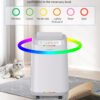 Nuwave OxyPure ZERO Air Purifier with Washable and Reusable Bio Guard Tech Air Filter, Large Room Up to 2002 Ft², Air Quality Monitor, 0.1 Microns, 100% Capture Irritants like Smoke, Dust, Pollen