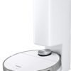 SAMSUNG Jet Bot+ Robot Vacuum Cleaner w/ Clean Station, Automatic Emptying, Precision Cleaning, 5-Layer Filter, Intelligent Power Control for Hardwood Floors, Carpets, Area Rugs, VR30T85513W/AA, White