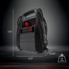 Schumacher Electric DSR ProSeries Car Battery Jump Starter - 4400 Peak Amp 12V/24V Car Starter, Jump Box & Portable Power Station - Digital Display, Heavy-Duty Booster Cables - DSR166