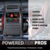 Schumacher Electric DSR ProSeries Car Battery Jump Starter - 4400 Peak Amp 12V/24V Car Starter, Jump Box & Portable Power Station - Digital Display, Heavy-Duty Booster Cables - DSR166