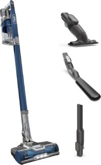 Shark Cordless Pet Plus Vacuum with HEPA Filter, Powerful Suction, Lightweight, 40min Runtime, Anti-Allergen Complete Seal, PowerFins, Self-Cleaning Brushroll, for Carpets & Hardfloors, Blue, IZ361H