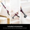 Shark DETECT Lift-Away Corded Upright Vacuum with Detect Technology, Self-Cleaning Brushroll for No Hair Wrap, Anti-Allergen Complete Seal, and Odor Neutralizer Technology, Burgundy, LA492
