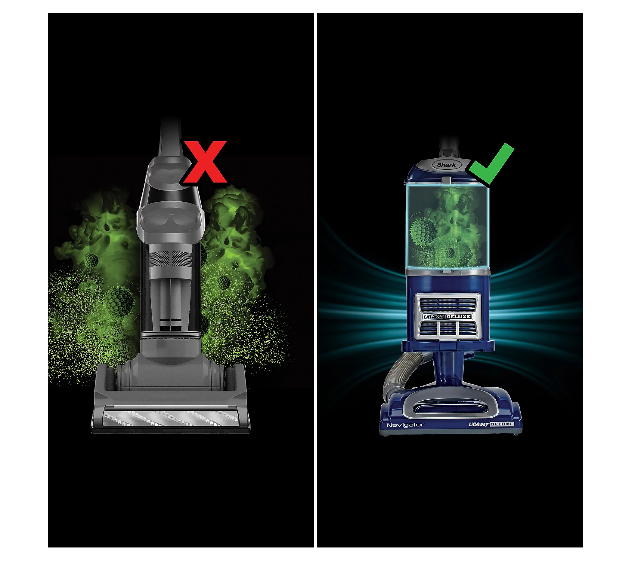 Shark Navigator Lift-Away Deluxe Upright Vacuum1 Shark Navigator Lift-Away Deluxe Upright Vacuum, Blue