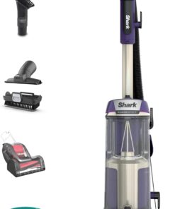 Shark POWERDETECT Upright Vacuum Cleaner with HEPA Filter, Heavy Duty Vacuum with Powerful Suction for Pet Hair Pickup, DuoClean Technology, Powered Lift-Away, Ideal for Carpets & Hardfloors, AZ4002