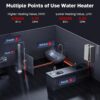 ThermoMate 102,000 BTU 4.7 GPM Natural Gas Tankless Water Heater, High Efficiency Instant On-Demand Hot Water for Whole House Use, Indoor Residential Water Heater with Multi-Point Simultaneous Heating ThermoMate 102,000 BTU 4.7 GPM Natural Gas Tankless Water Heater, High Efficiency Instant On-Demand Hot Water for Whole House Use, Indoor Residential Water Heater with Multi-Point Simultaneous Heating