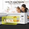 ThermoMate 30" White Over the Range Microwave with 1.9 Cu. Ft. Capacity, Over the Stove with One Touch, 1000 Cooking Watts, 400 CFM and Sensor Cooking, 11 Power Levels, LED Lighting