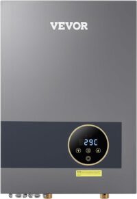 VEVOR Tankless Electric Water Heater, 36kW Instant Hot Water Heater Under Sink, On Demand for Bathroom, Kitchen, Office with LCD Touch Screen, Child Security Lock,Space-Saving, 240V