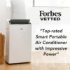 Whynter Inverter Portable Air Conditioner 12,000 BTU with Dual Hoses, Dehumidifier, Cooling Fan & Smart Wi-Fi for 500 Sq Ft Rooms, NEX ARC-1030WN (10,000 SACC), White