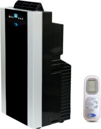 Whynter Portable Air Conditioner 14,000 BTU & Heater with Dual Hose Dehumidifier & Cooling Fan for 500 Sq Ft Rooms, Includes AC Unit Window Kit, ARC-14SH (9,200 SACC)