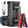 AVAPOW 6000A Car Battery Jump Starter (for All Gas or up to 12L Diesel) Powerful Car Jump Starter with Dual USB Quick Charge and DC Output,12V Jump Pack with Built-in LED Bright Light