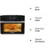 Aeitto 32 QT Large Air Fryer Oven, Rotisserie, Dehydrator, 19-in-1 Countertop Oven Combo, 6 Accessories