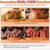 Aeitto PRO 32-Quart Air Fryer Oven, Toaster Combo with Rotisserie, Dehydrator, 19-In-1 Digital, Fits 13" Pizza, 1800W
