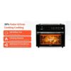 Aeitto PRO 32-Quart Air Fryer Oven, Toaster Combo with Rotisserie, Dehydrator, 19-In-1 Digital, Fits 13" Pizza, 1800W