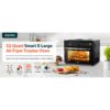 Aeitto PRO 32-Quart Air Fryer Oven, Toaster Combo with Rotisserie, Dehydrator, 19-In-1 Digital, Fits 13" Pizza, 1800W