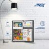 Arctic King 3.2 Cu ft Two Door Mini Fridge with Freezer, Black, E-Star, ARM32D5ABB