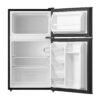 Arctic King 3.2 Cu ft Two Door Mini Fridge with Freezer, Black, E-Star, ARM32D5ABB