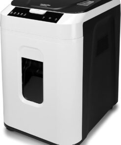 Aurora Commercial Grade 200-Sheet Auto Feed High Security Micro-Cut Paper Shredder/ 60 Minutes/Security Level P-5