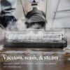 BISSELL CrossWave HydroSteam Deluxe Wet Dry Vac, Multi-Purpose Vacuum, Wash, and Steam, Formula Included, Green, 3515G
