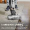BISSELL CrossWave HydroSteam Deluxe Wet Dry Vac, Multi-Purpose Vacuum, Wash, and Steam, Formula Included, Green, 3515G