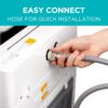 BLACK+DECKER Small Portable Washer, Washing Machine for Household Use, Portable Washer 2.0 Cu. Ft. with 6 Cycles, Transparent Lid & LED Display