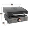 Blackstone 17” Original Tabletop Propane Griddle with Hood