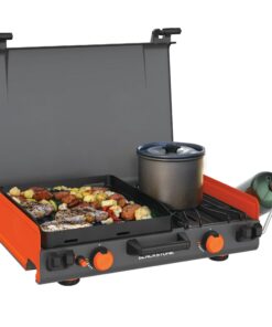 Blackstone Adventure Ready 12"x14” Propane Camping Griddle with Side Burner