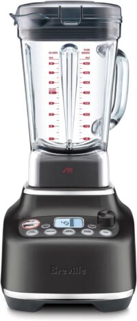 Breville BBL920BST Super Q Commercial-Grade Home Blender, Black Stainless Steel