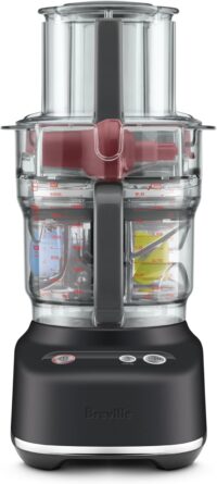 Breville BFP638 Paradice 9 Cup Food Processor and Dicer, Small, Black Truffle